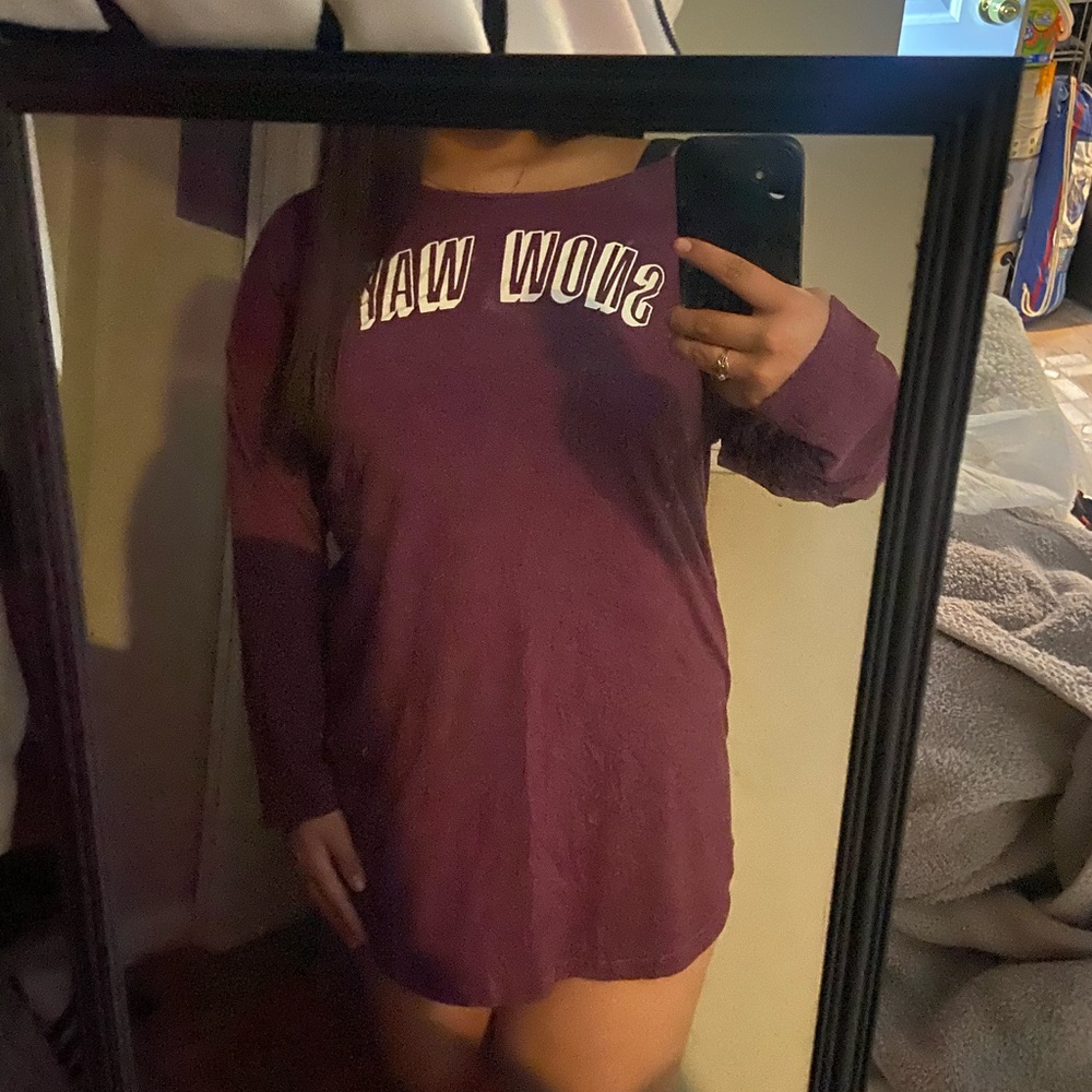 Purple Long Sleeve Shirt